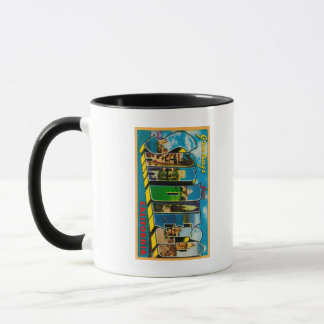 Taza San Diego, California - Escenas de letras grandes