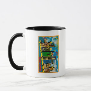 Taza San Diego, California - Escenas de letras grandes