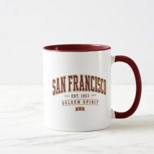 Taza San Francisco 1951 Espíritu Dorado Vintage America