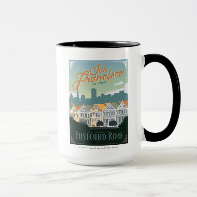 Taza San Francisco, CA - Fila postal (Derecha)