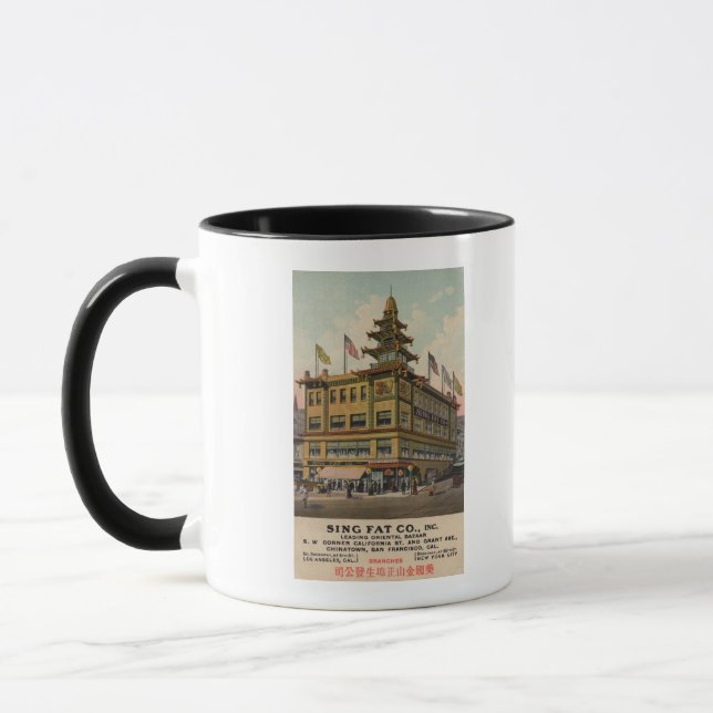 Taza San Francisco, CAChinatown AdSing Fat Co. (Izquierda)