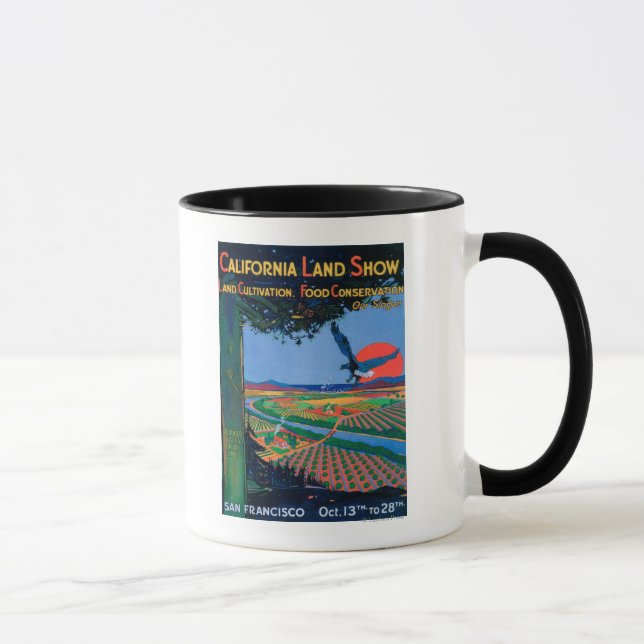 Taza San Francisco, California Land Show (Derecha)