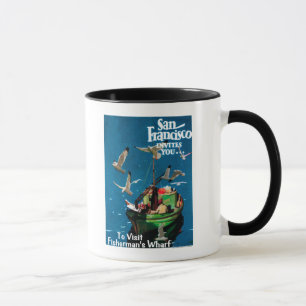 Taza San Francisco, el muelle de CaliforniaFisherman