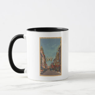 Taza San Francisco, escena de CAStreet de Chinatown