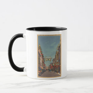 Taza San Francisco, escena de CAStreet en Chinatown