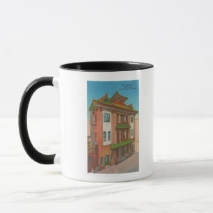 Taza San Francisco, templo CAKong Chow en Chinatown
