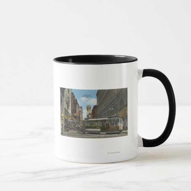 Taza San Francisco, vista de vuelta de auto CACable (Derecha)