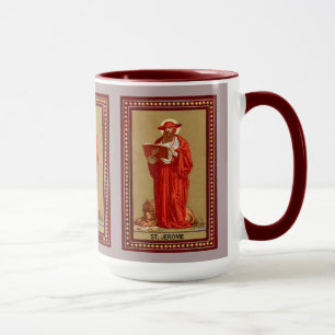 Taza San Jerónimo como Cardenal con León (P 004)