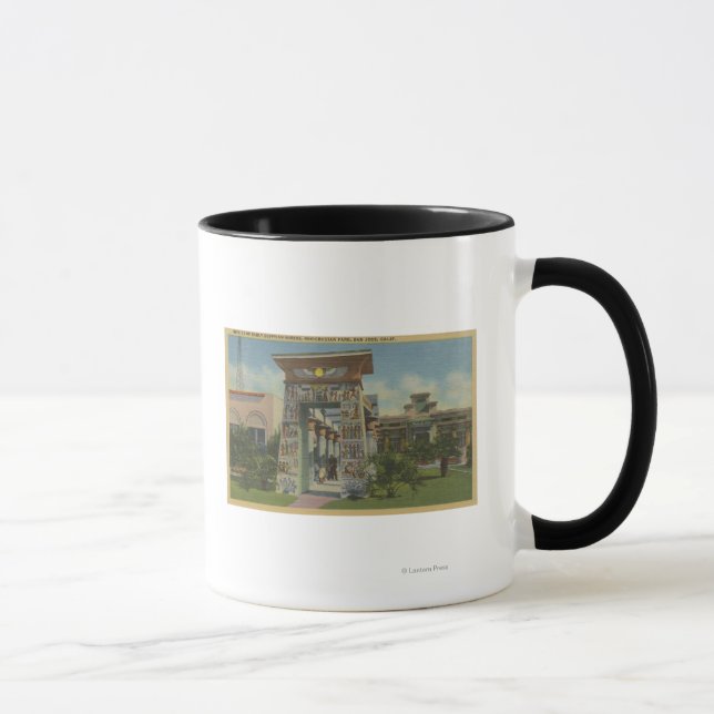 Taza San José, CA - Réplica del santuario egipcio (Derecha)