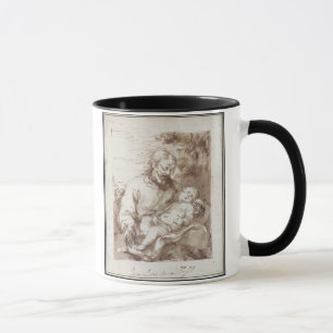 Taza San José con el niño durmiente de Cristo (pluma 