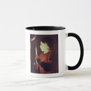 Taza San José el carpintero, detalle del niño