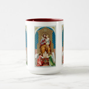 Taza San José, Niño Jesús, Ángeles con Maqueta del Vati