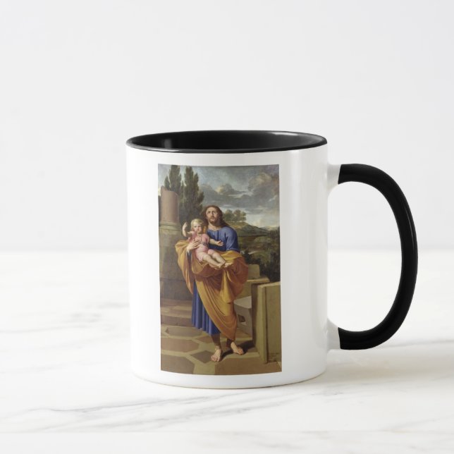 Taza San José que lleva al Jesús infantil, 1665 (Derecha)