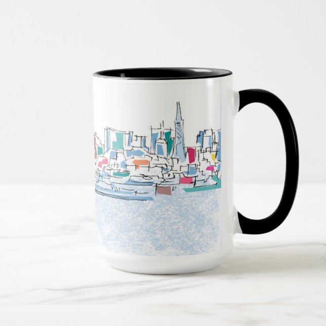 Taza San panorámico Franciso, CA (Derecha)