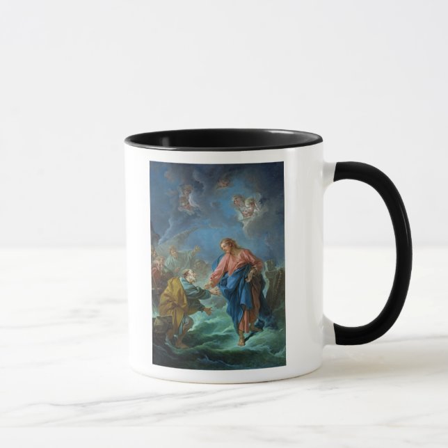 Taza San Pedro invitó para caminar en el agua, 1766 (Derecha)