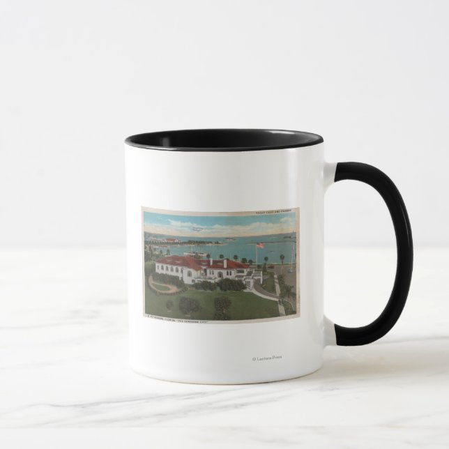 Taza San Petersburgo, FL - Aerolínea del club náutico y (Derecha)