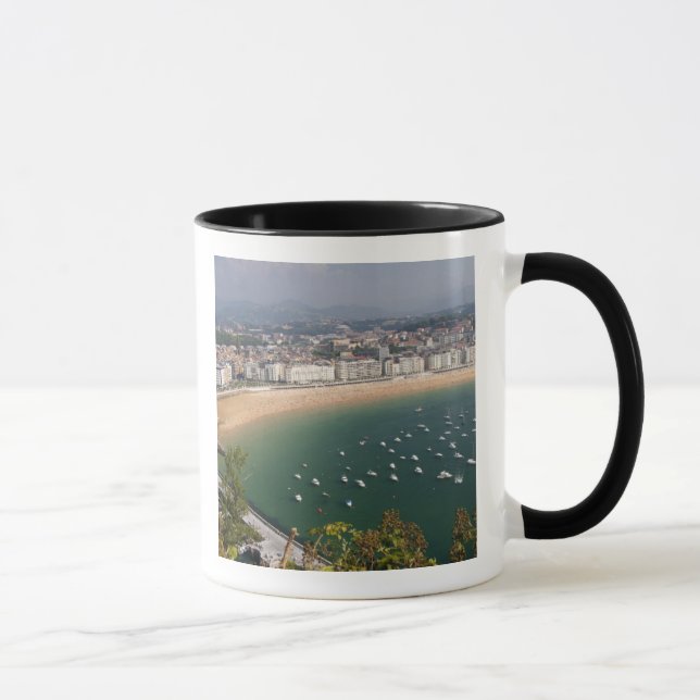 Taza San Sebastián, España. La ciudad vasca de San (Derecha)