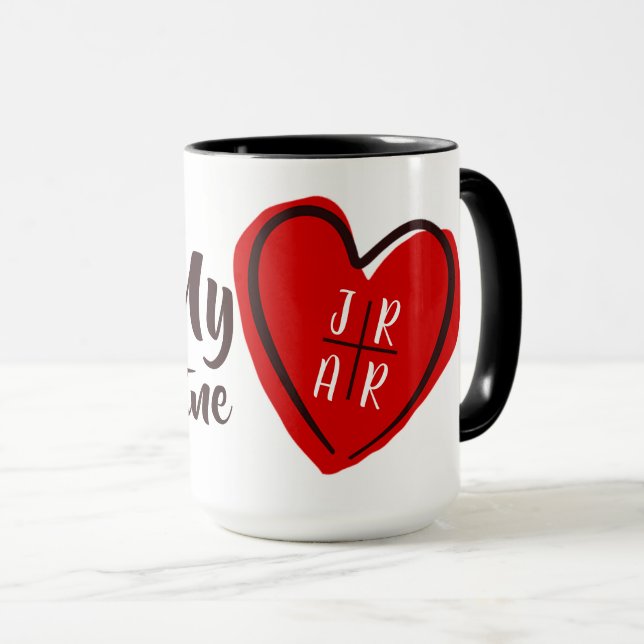 Taza San Valentín es mi Personalizado de San Valentín b (Anverso derecho)