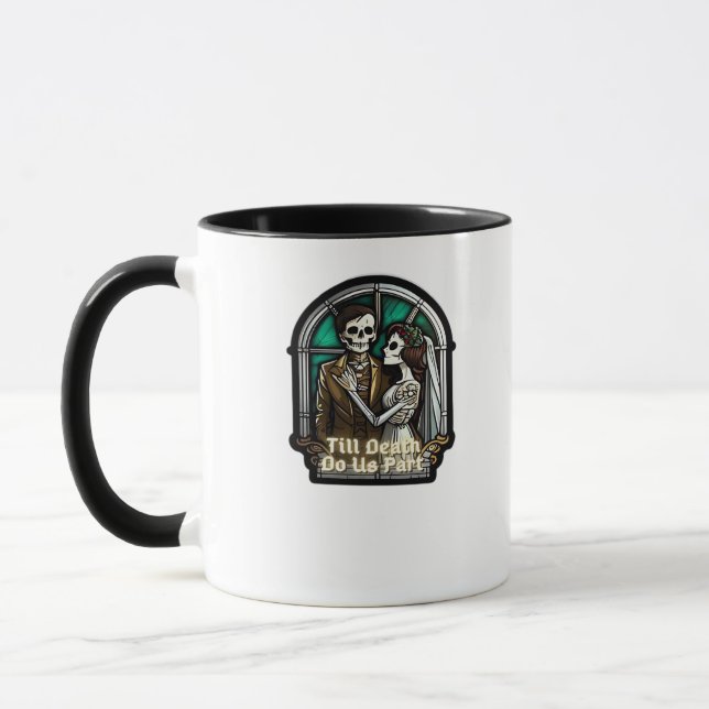 Taza San Valentín hasta la muerte nos hace parte clásic (Izquierda)