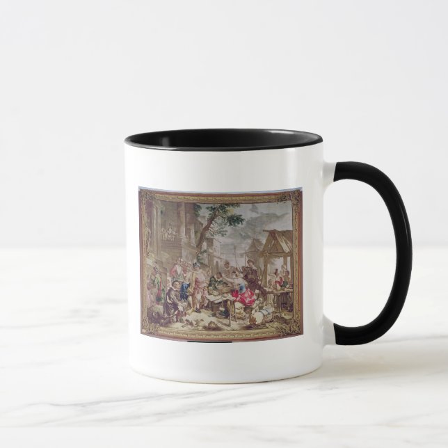 Taza Sancho Panza y el vendedor de la nuez (Derecha)