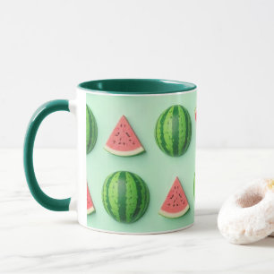 Taza Sandía Acuarela de Moda 