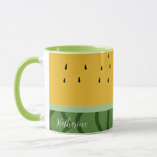 Taza sandía de frutas