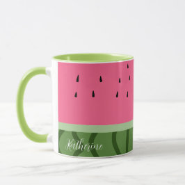 Taza sandía de frutas