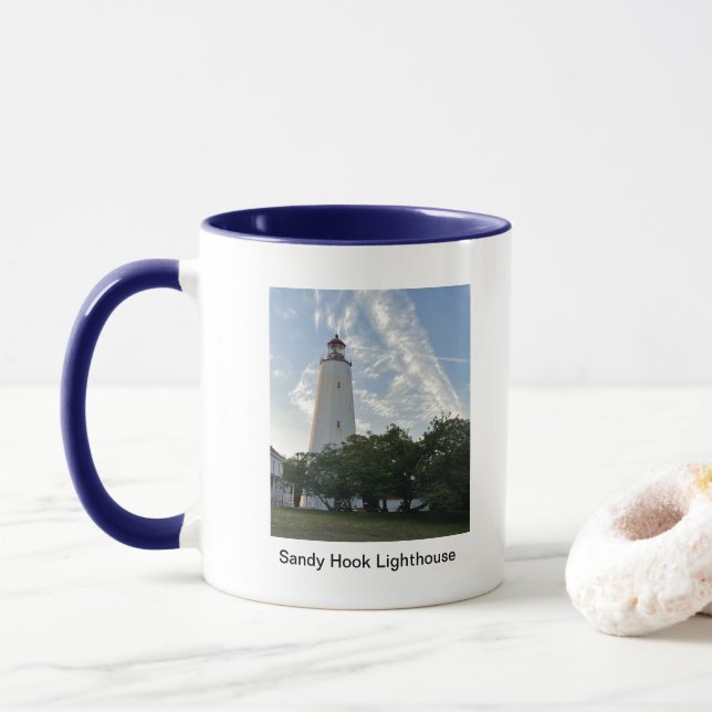 Taza Sandy Hook Lighthouse Mug (Con donut)