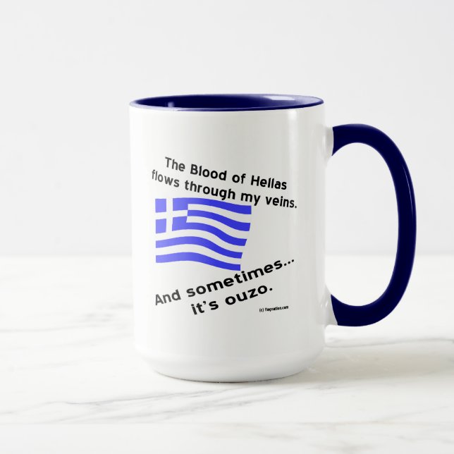 Taza Sangre de Hellas Flies a través de las venas a vec (Derecha)