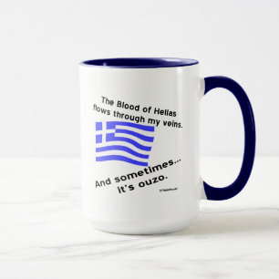 Taza Sangre de Hellas y Ouzo Times 2
