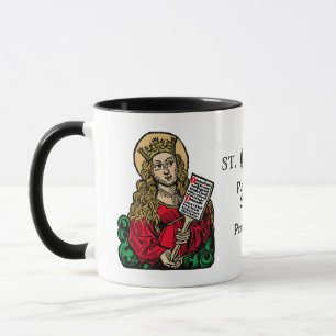 Taza Santa Cecilia con tablero de himnos (Nuremberg)
