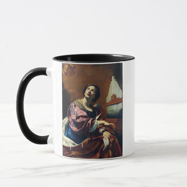 Taza Santa Cecilia por Simon Vouet (Izquierda)