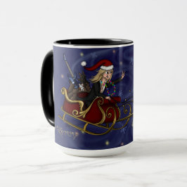 Taza Santa Chris y Wilbur Sleigh Ride Mug