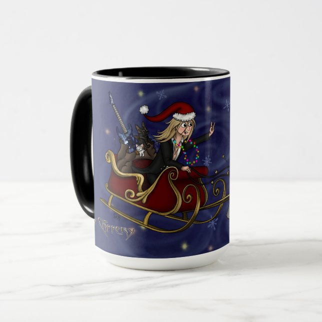 Taza Santa Chris y Wilbur Sleigh Ride Mug (Anverso izquierdo)