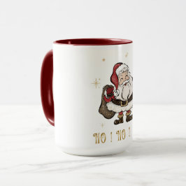 Taza Santa Claus Maroon Mug