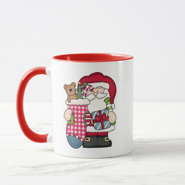 Taza Santa Claus Mug personalizado (Izquierda)
