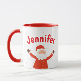Taza Santa Claus personaliza a los Navidades en café
