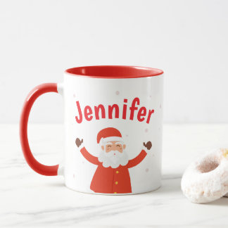 Taza Santa Claus personaliza a los Navidades en café