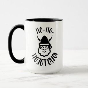 Taza Santa Claus Valkyrie ho ho ho ho hojotoho Navidade