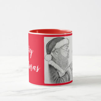 Taza Santa Claus y la ardilla