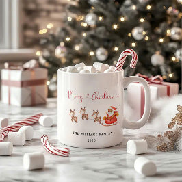 Taza Santa Claus y los renos | Navidades Coffee Mug