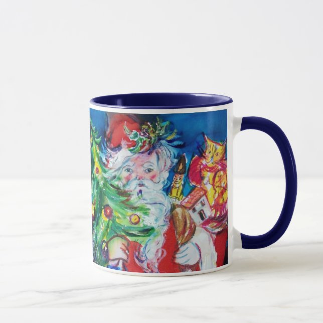 TAZA SANTA CON BALONES Y NAVIDAD ÁRBOL H MONOGRAM (Derecha)