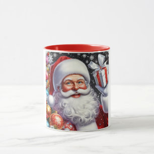 Taza Santa con regalo y adornos