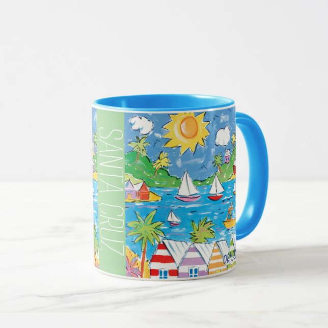 Taza Santa Cruz Mug-Beach (Anverso derecho)