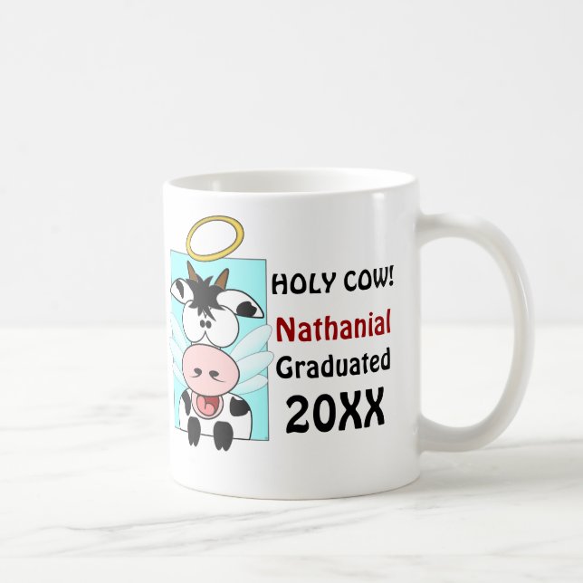 Taza santa divertida del regalo de la graduación (Derecha)