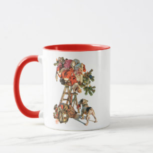 Taza Santa encima de una escalera