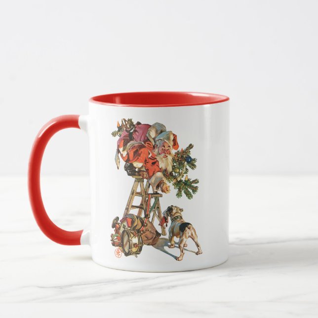 Taza Santa encima de una escalera (Izquierda)