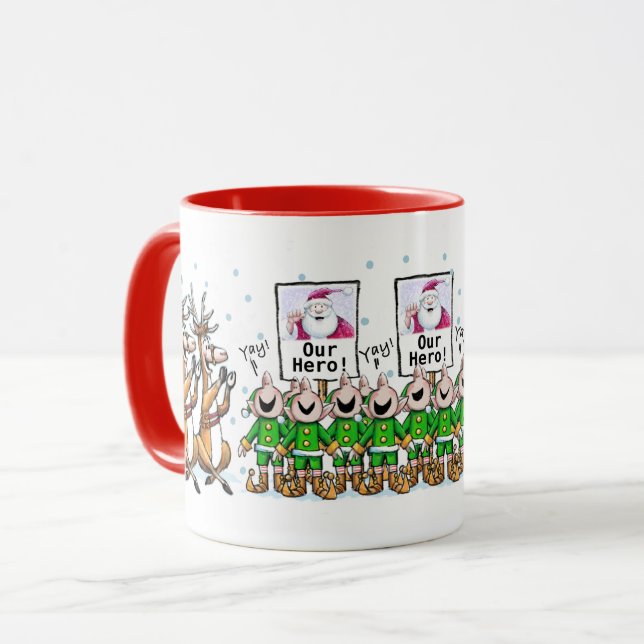 Taza ¡Santa Es Nuestro Héroe! (Anverso izquierdo)