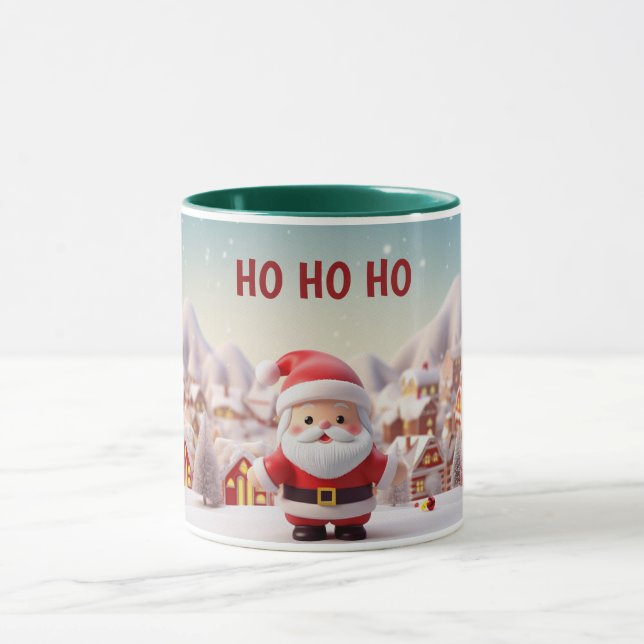 Taza Santa estilo 3D en la ciudad personalizada (Centro)