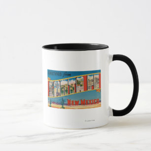 Taza Santa Fe, New México - escenas grandes 2 de la